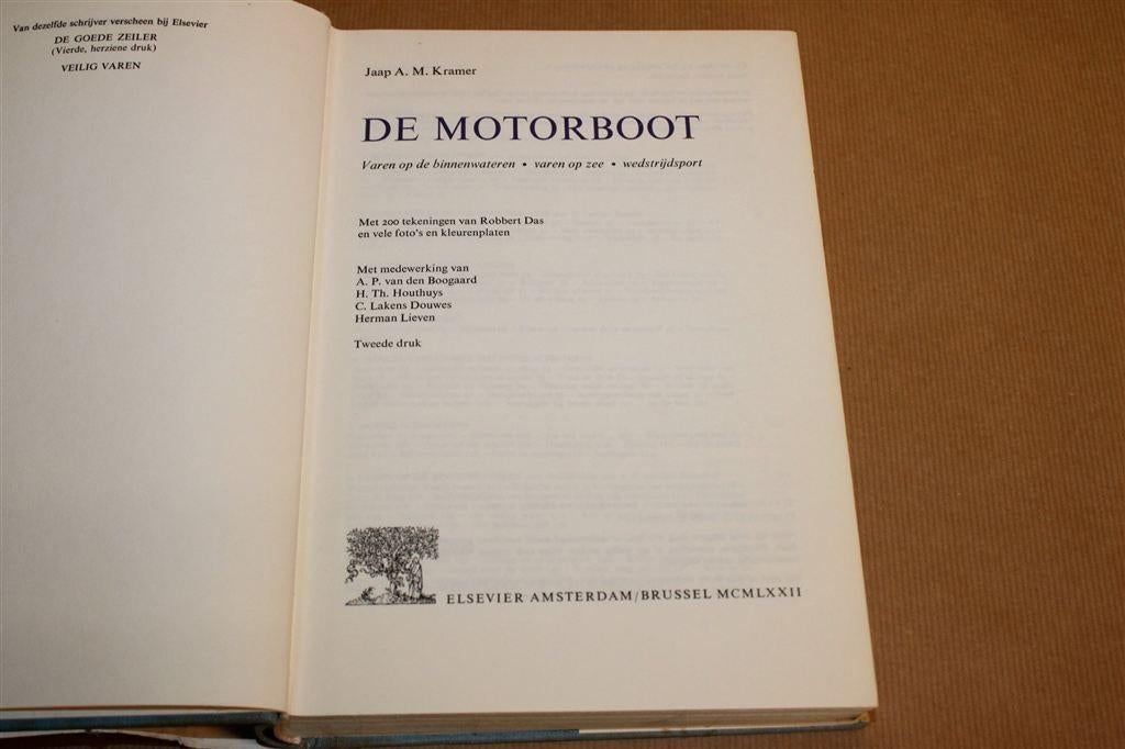 De Motorboot — Varen & Sport, Vintage Naslagwerk 1972, Ophalen of Verzenden, Gelezen, Overige onderwerpen