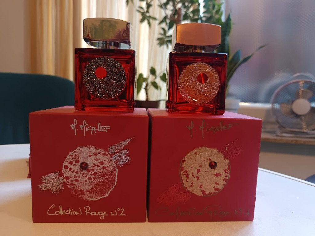 M. Micallef Collection Rouge N1 & N2 EDP, Sieraden, Tassen en Uiterlijk, Ophalen of Verzenden, Gebruikt