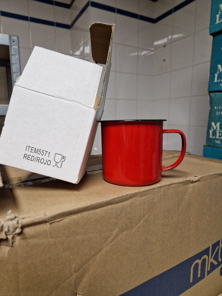 Emaille Mokken, Overige materialen, Nieuw, Ophalen of Verzenden, Overige stijlen