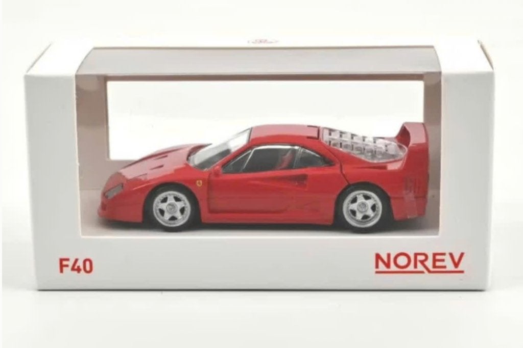 Ferrari F40 Rood Jet-car schaal 1/43 NOREV ref. 730001, Verzenden, Nieuw, Auto, Norev