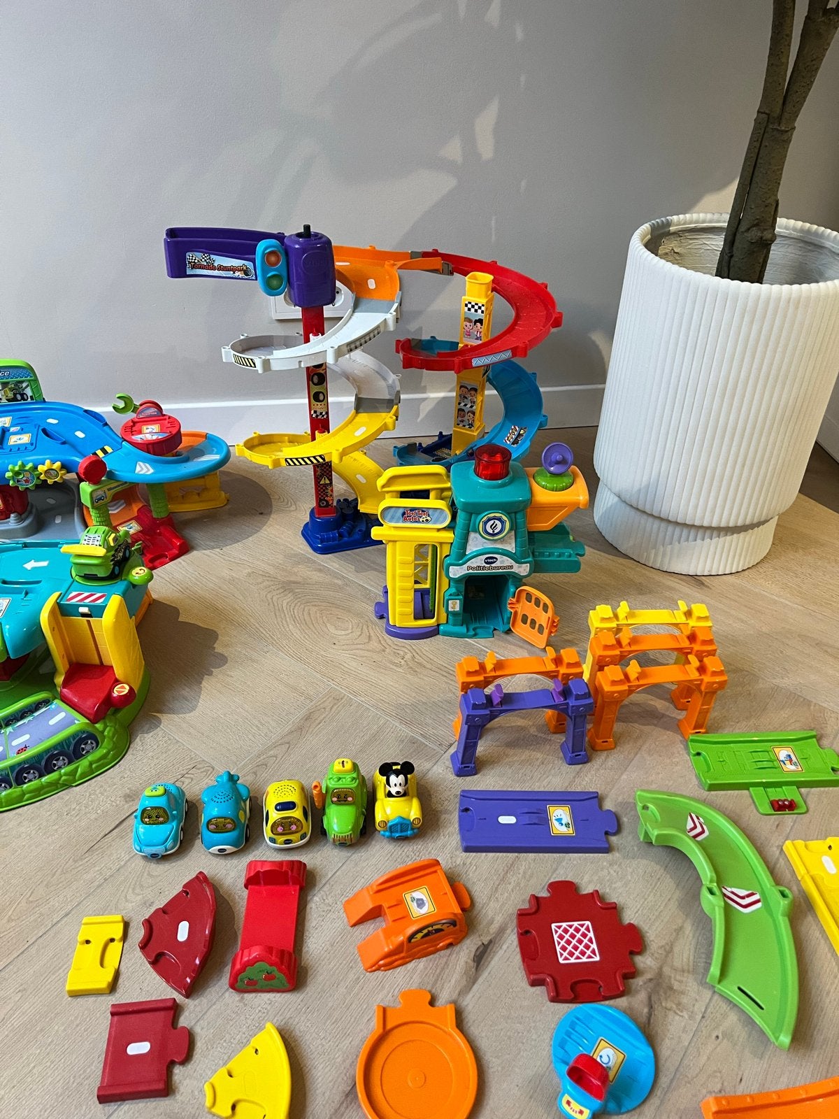 Grote set VTech Toet Toet Auto's, Ophalen of Verzenden, Gebruikt, 2 tot 4 jaar