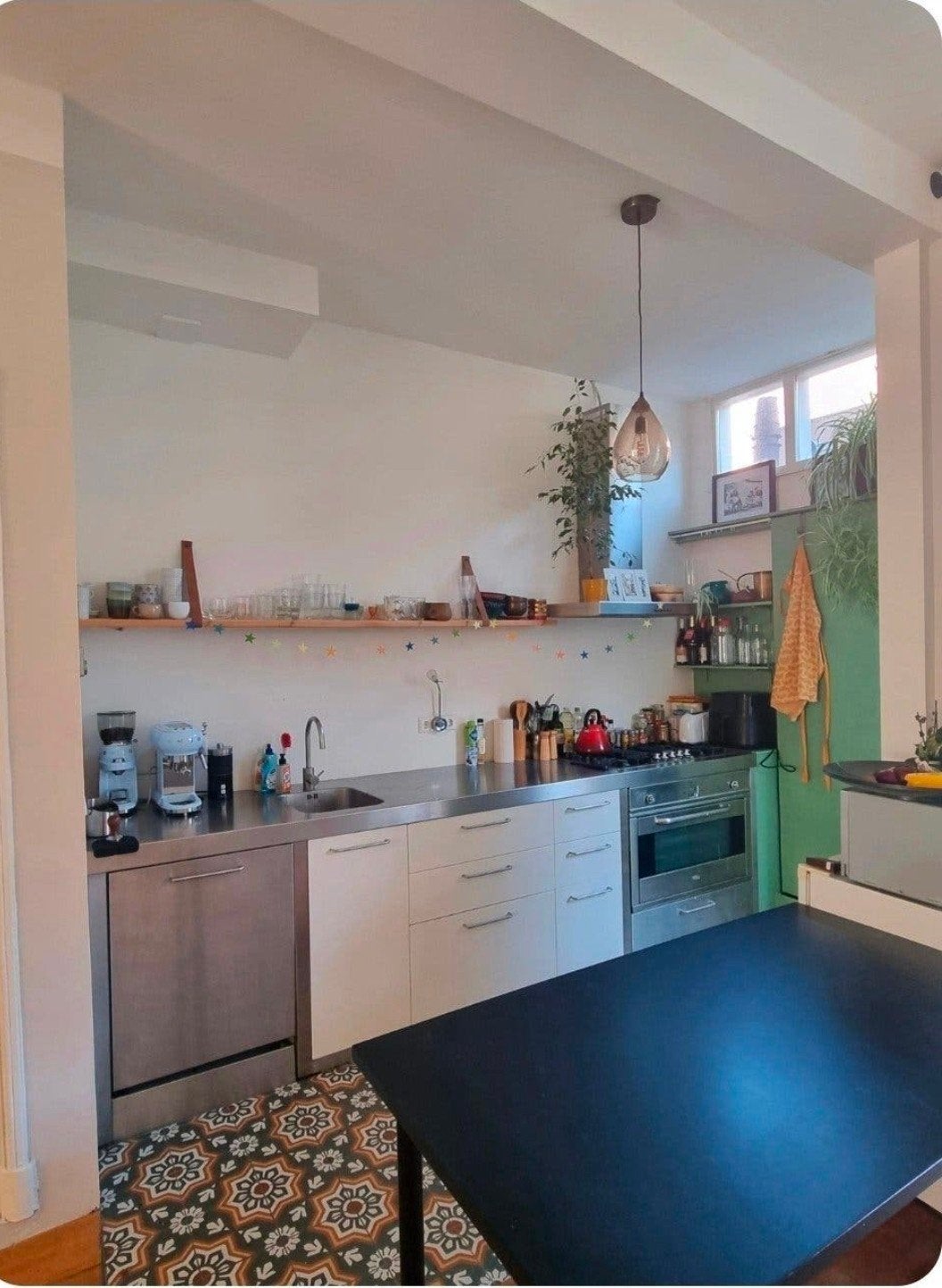 gratis design RVS keuken. zelf demonteren 16 of 17 sep, Huis en Inrichting, Ophalen, Gebruikt, Wit, Enkelwandige keuken