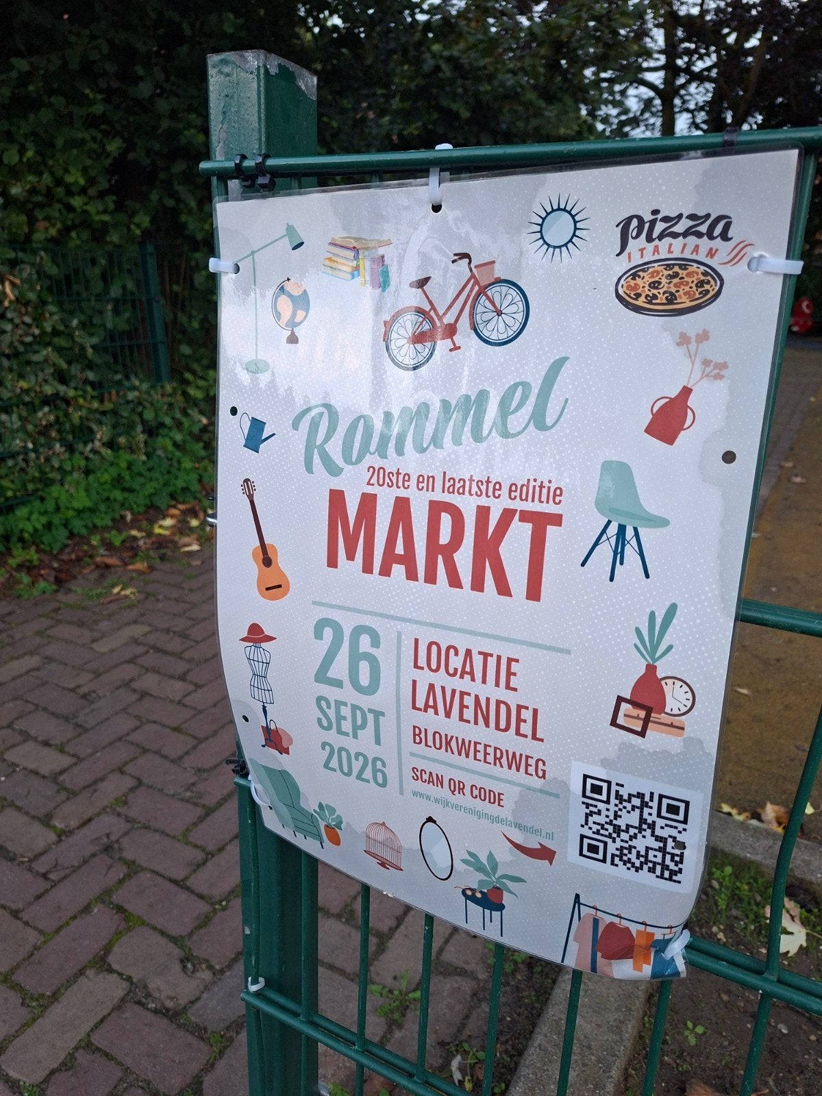 Rommelmarkt (advertentie)!, Ophalen