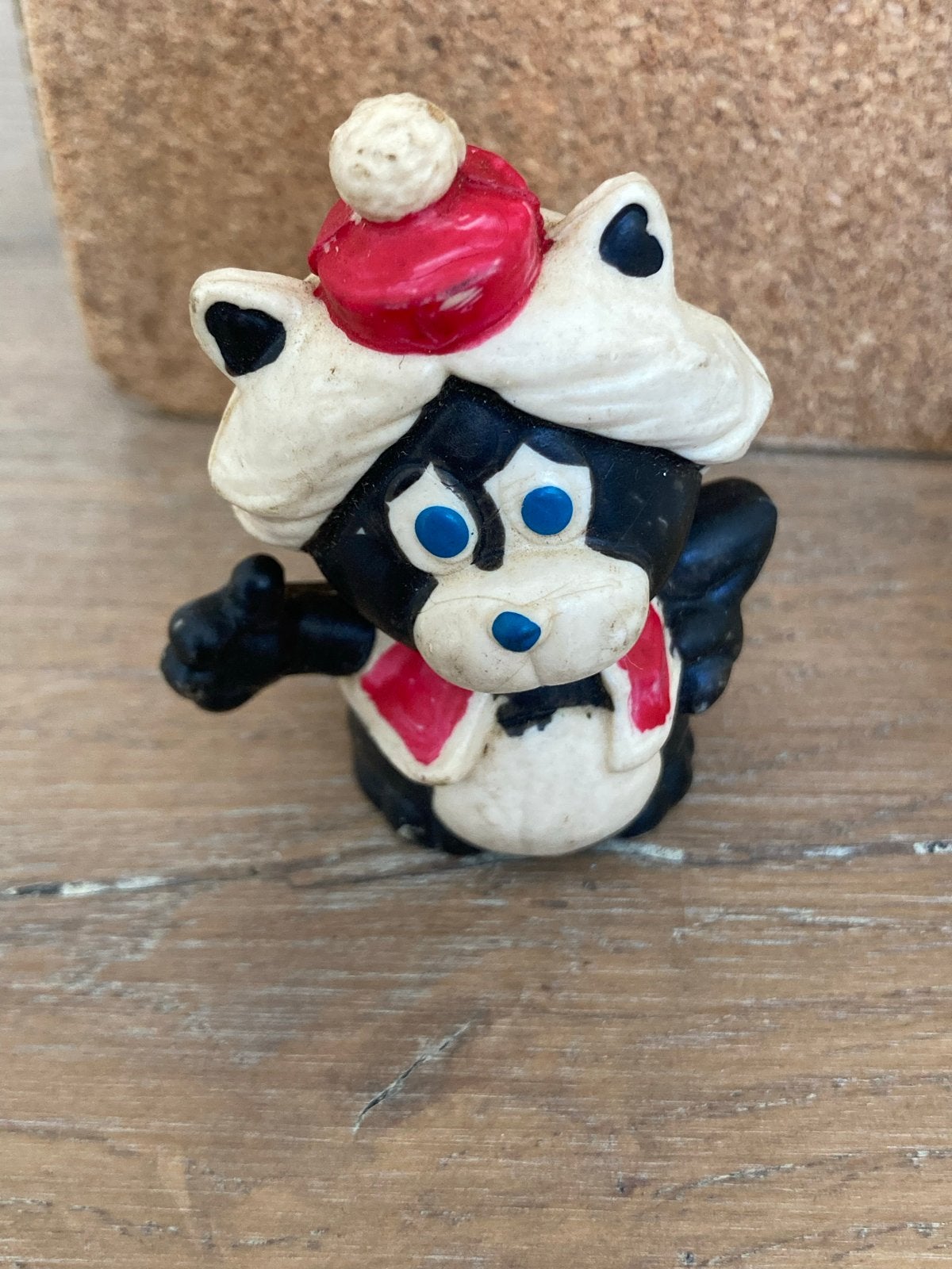 Vintage Brilbeer figuurtje - Zeldzaam verzamelobject, Gebruikt, W, Ophalen of Verzenden, W