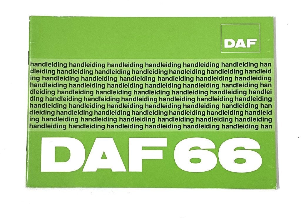 Handleiding DAF 66, Auto diversen, Handleidingen en Instructieboekjes, Verzenden