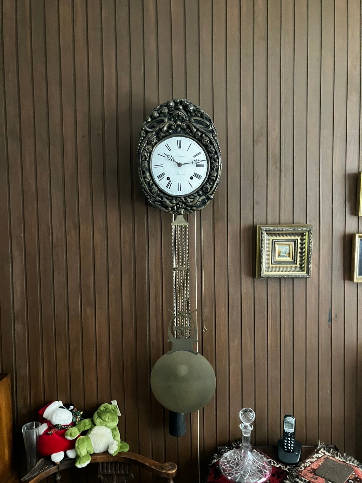 Comtoise, antieke klok, werkend, Antiek en Kunst, Antiek | Klokken, Ophalen