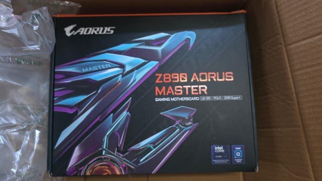 Gigabyte Z890 AORUS MASTER, Ophalen, LGA 1851, Zo goed als nieuw, ATX
