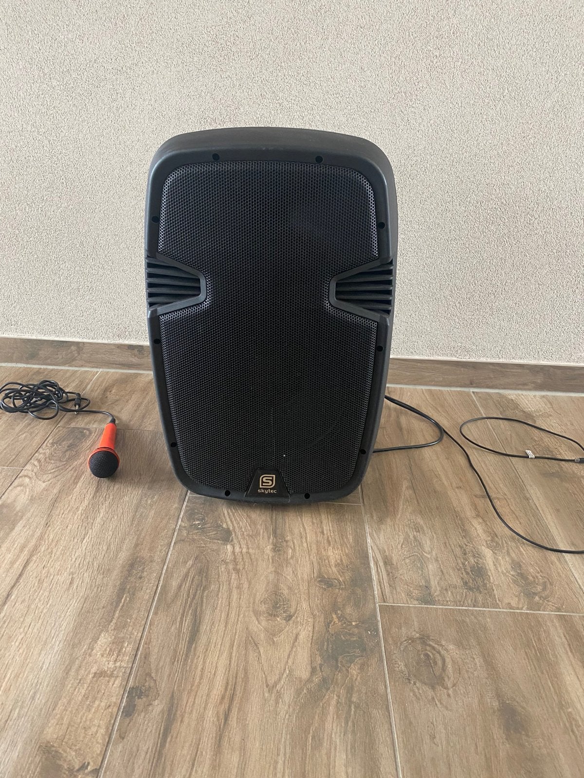 Skytec SPJ-PA912 12" Actieve Speaker 500W met Trolley, Overige typen, Zo goed als nieuw, 120 watt of meer, Ophalen