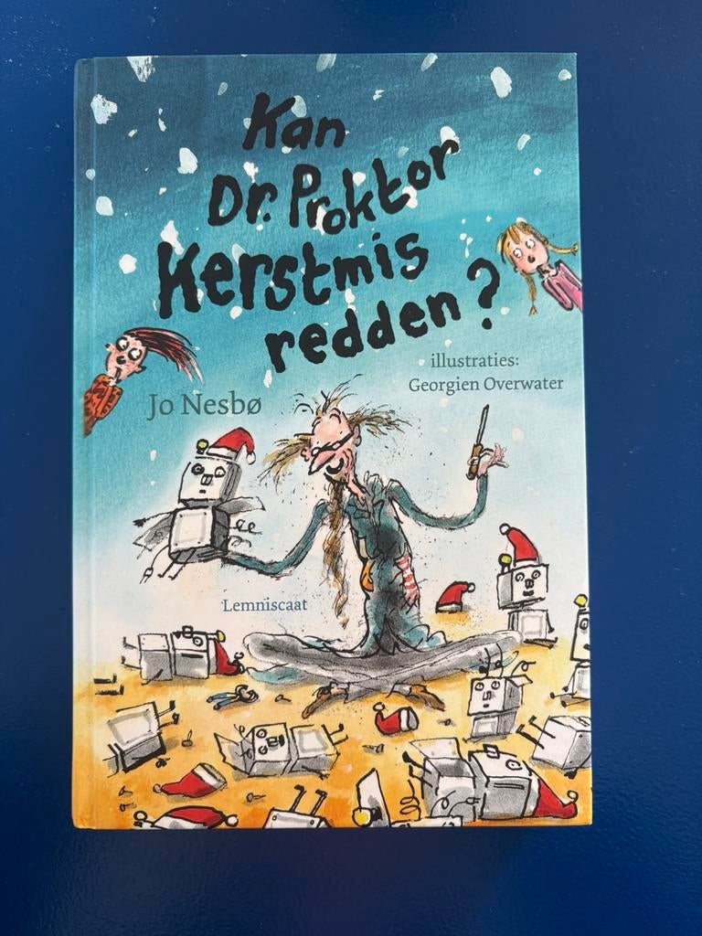 Jo Nesbo - Kan Dr. Proktor kerstmis redden?, Boeken, Kinderboeken | Jeugd | 10 tot 12 jaar, Ophalen of Verzenden, Zo goed als nieuw