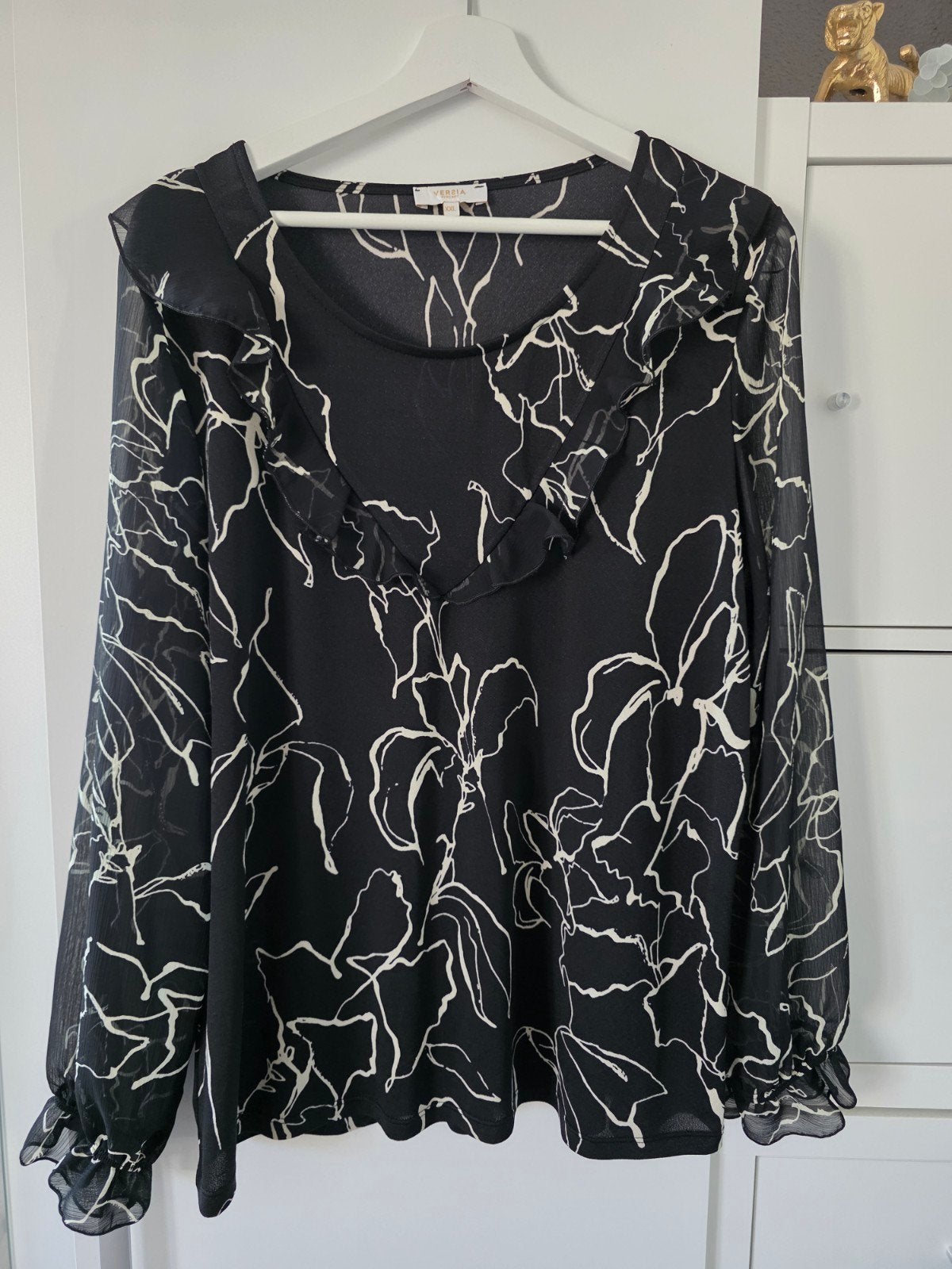 Versia by Bel&Bo blouse maat XXL, Kleding | Dames, Bel&Bo, Ophalen of Verzenden, Zo goed als nieuw, Zwart