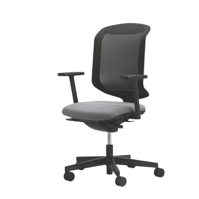 Bureaustoel Giroflex 434 - Zwart - Refurbished, Huis en Inrichting, Bureaustoelen, Zwart, Ophalen of Verzenden, Zo goed als nieuw