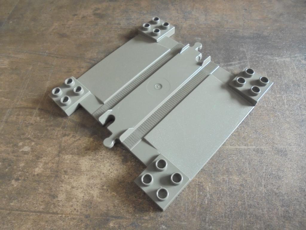 Lego Duplo Train Track with Ramps Car Crossing (zie foto's)3, Ophalen of Verzenden, Gebruikt, Losse stenen, Duplo
