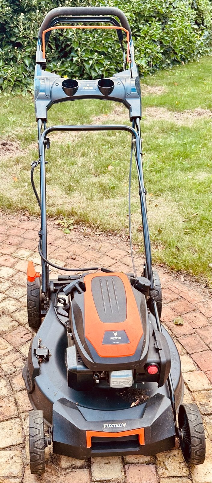 FUXTEC FX-RMS170ES Benzine Grasmaaier - Nieuwstaat, Tuin en Terras, Ophalen, Cirkelmaaier, Zo goed als nieuw, 50 cm of meer