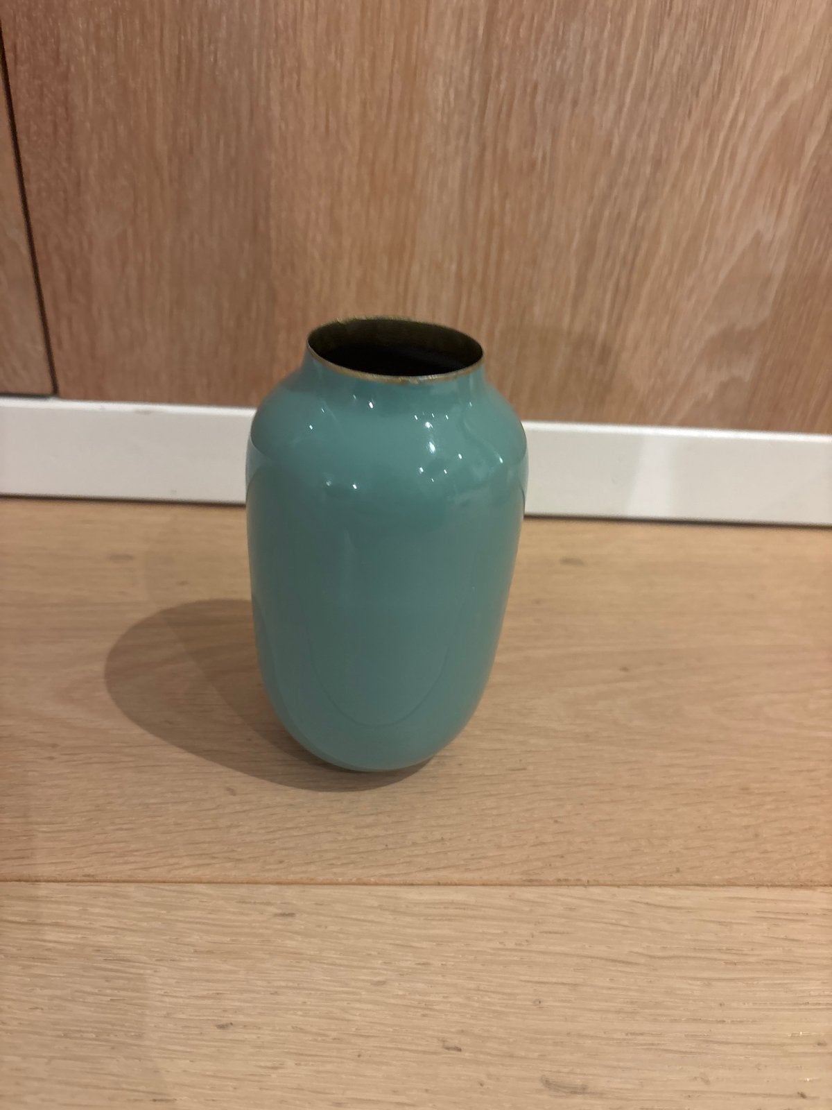 Pip Studio vaasje, mintgroen, 15 cm hoog, Ophalen of Verzenden, Zo goed als nieuw, Blauw, 15 cm