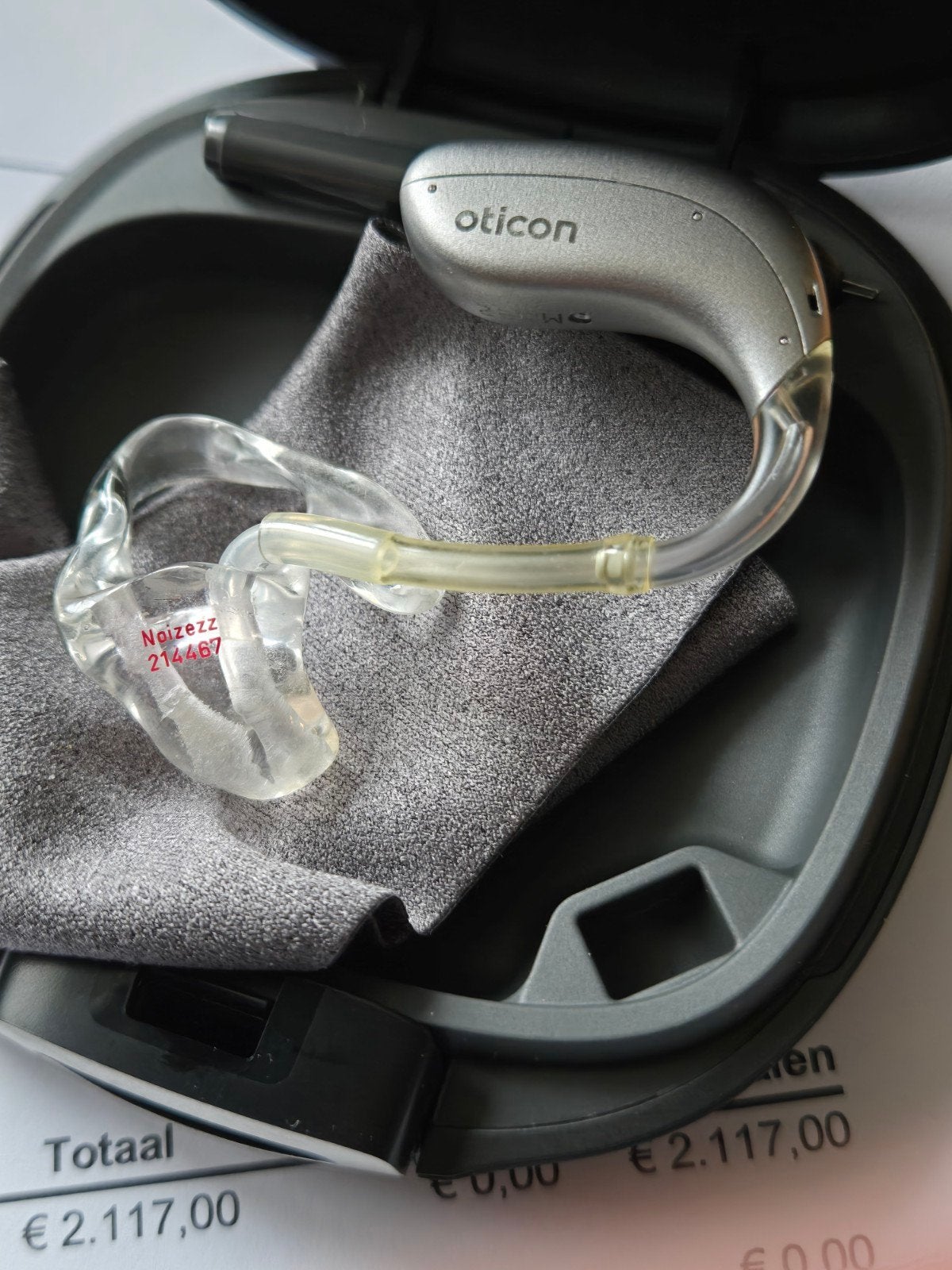Een opticon More 2 mini BTE LI-IOn. rechteroor., Ophalen of Verzenden, Zo goed als nieuw, Overige typen