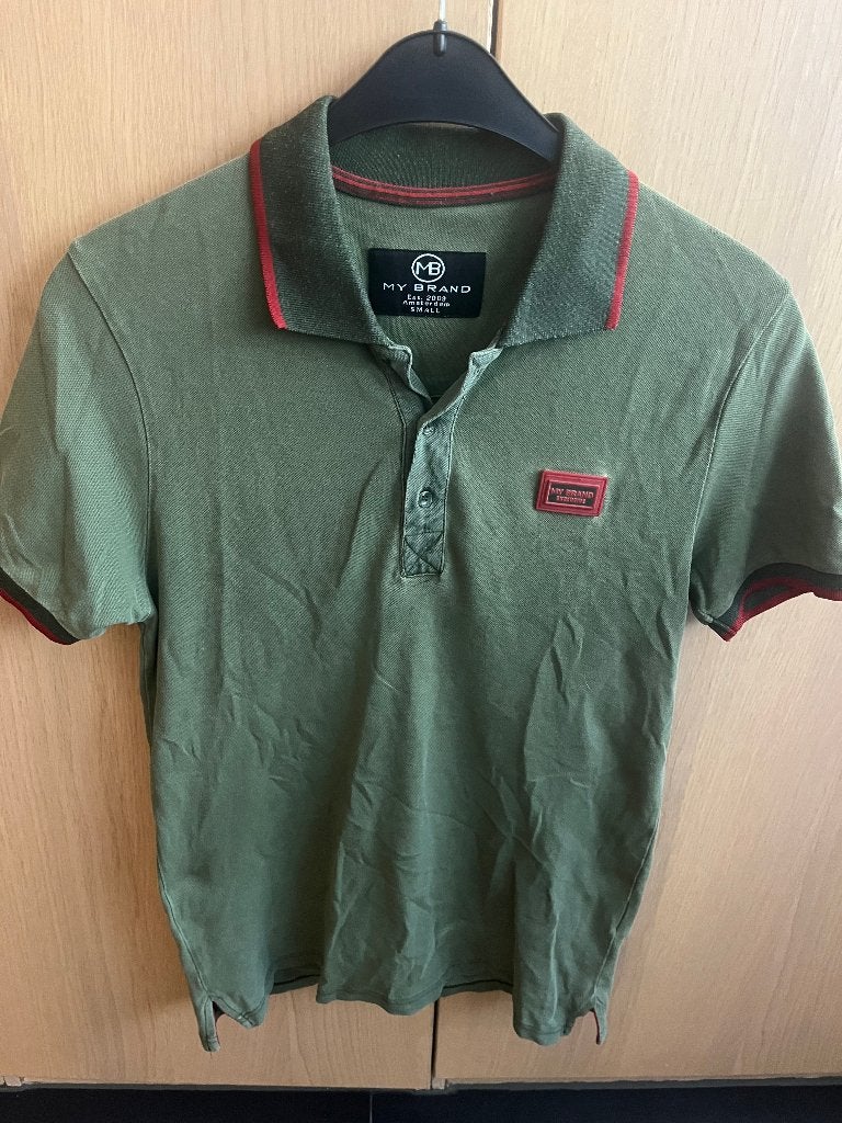 My Brand polo shirt maat S, Verzenden, Zo goed als nieuw, Groen, Maat 46 (S) of kleiner