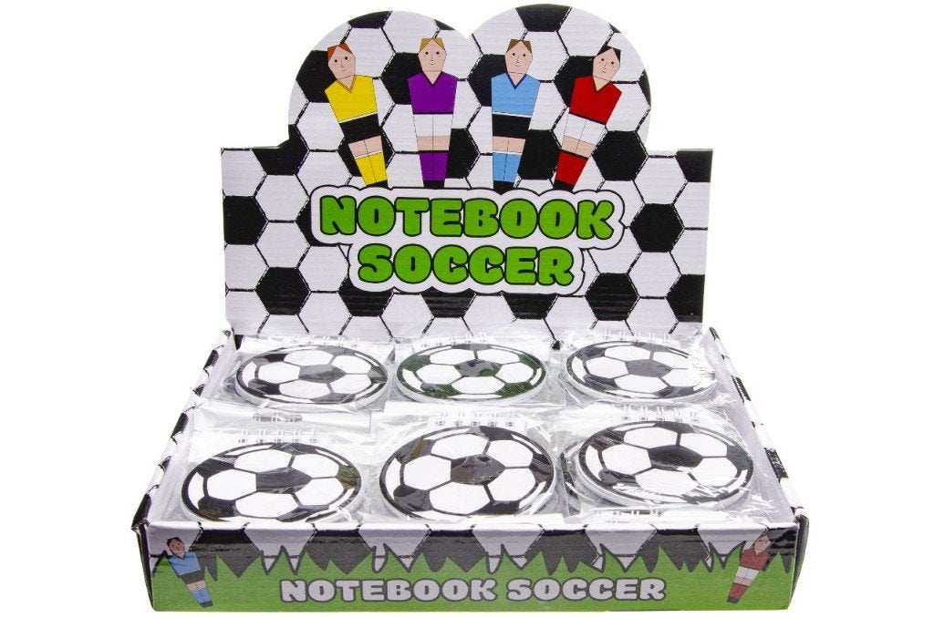 Partij notitieboekje voetbal in display, ., Nieuw, Ophalen of Verzenden, .