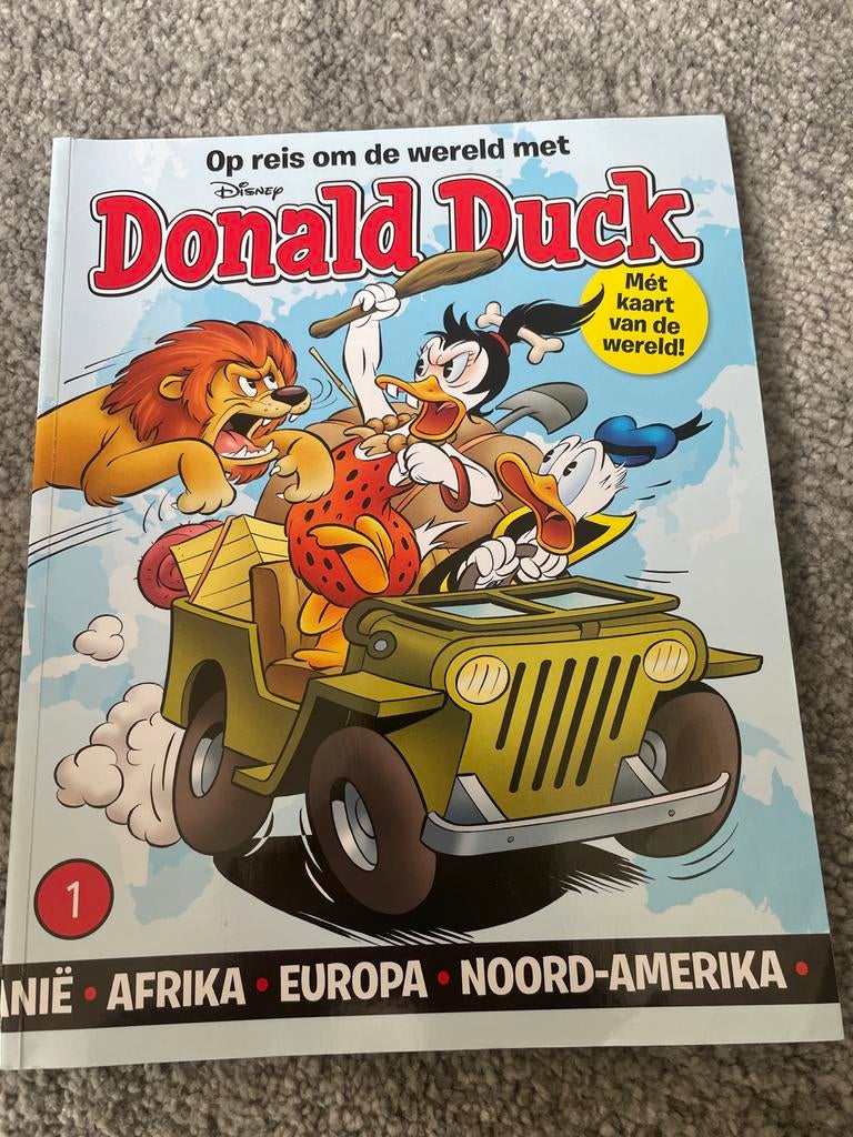 Donald Duck: Op reis om de wereld met Donald Duck, Boeken, Eén stripboek, Ophalen, Zo goed als nieuw