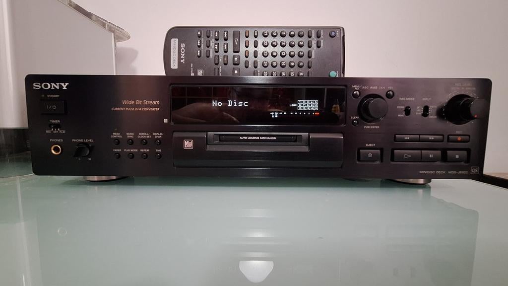 Sony MDS-JB920 QS minidisc speler, Audio, Tv en Foto, Walkmans, Discmans en Minidiscspelers, Ophalen, Minidisc-recorder