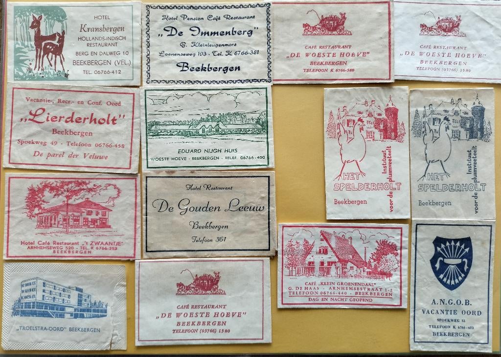 Beekbergen 394, Verzamelen, Suikerzakjes, Verzenden