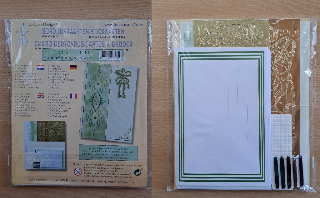 nr.15a BORDUURKAARTEN PAKKETJE VOOR KAARTEN MAKEN, Hobby en Vrije tijd, Ophalen of Verzenden, Nieuw, Overige thema's, Overige typen