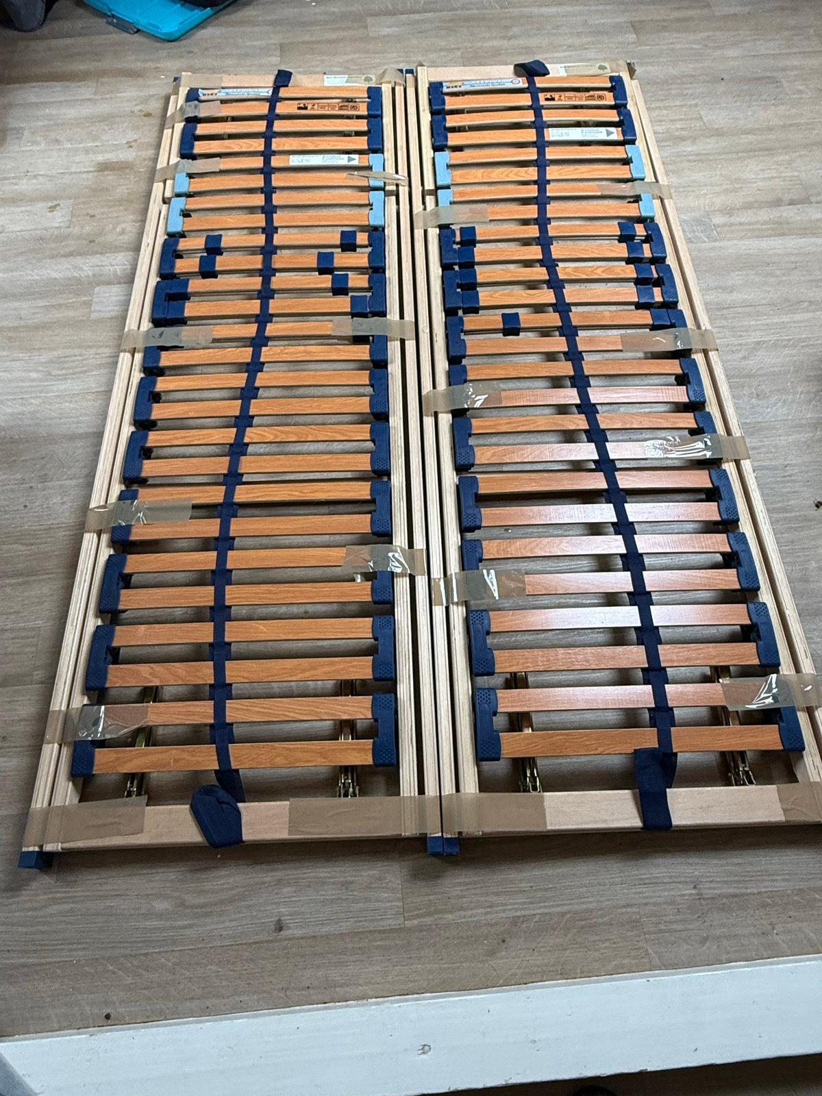 2 Becolux lattenbodems verstelbaar 56x185 cm boot/caravan, Huis en Inrichting, Ophalen, Gebruikt, 190 cm of minder, Bedbodem