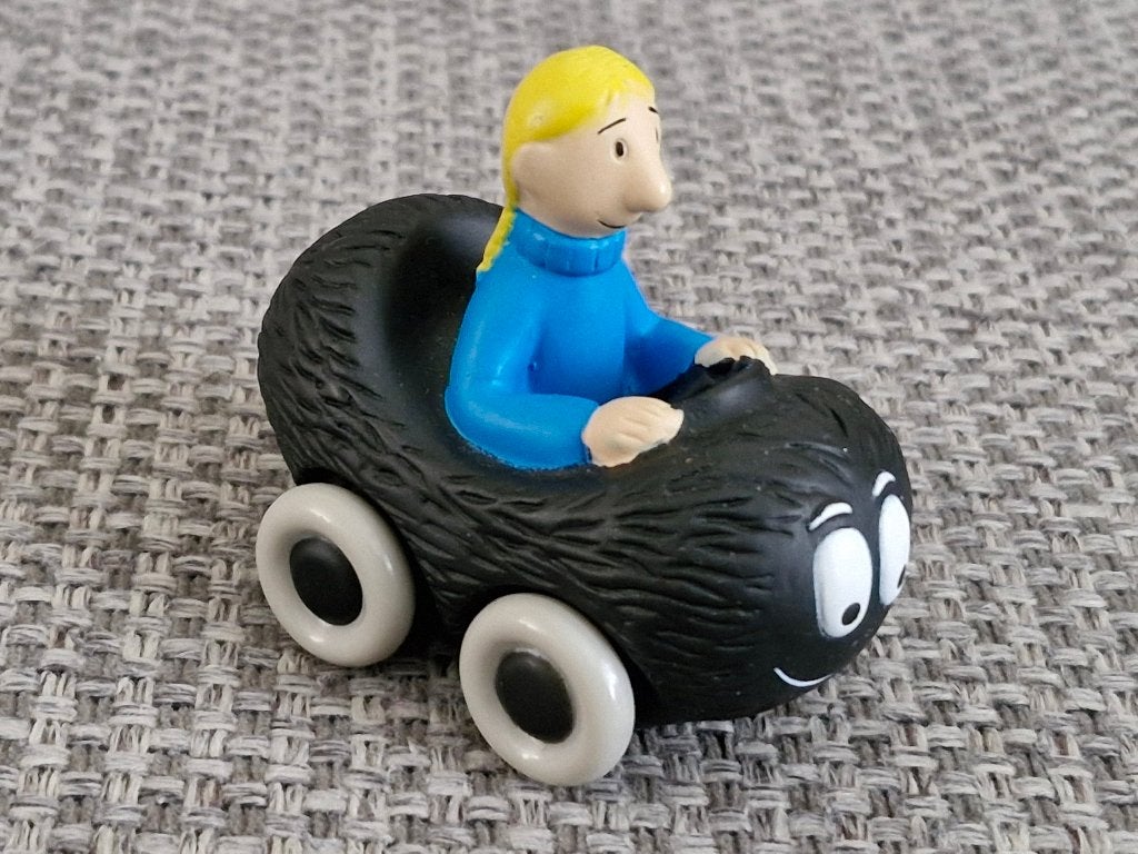 Barbapapa barbamobiles auto autootje voertuig plastoy, Plastoy, Verzenden, Zo goed als nieuw, Nvt