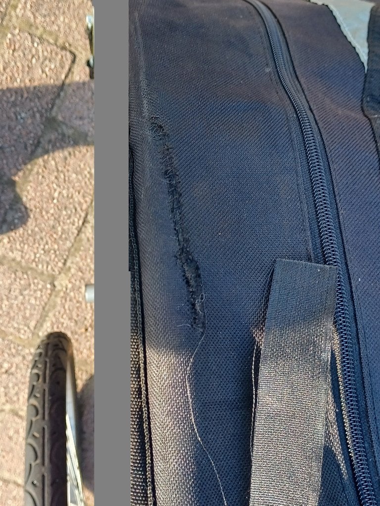 Hondenfietskar, Gebruikt, Opvouwbaar, 20 tot 40 kg, Hondenkar