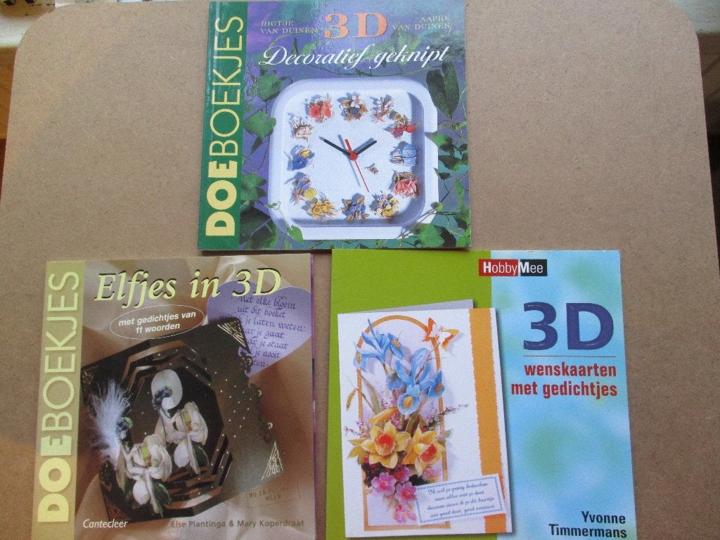 3-d wens kaarten maken - Hobby boekjes, Ophalen of Verzenden, Zo goed als nieuw, Overige thema's, Overige typen