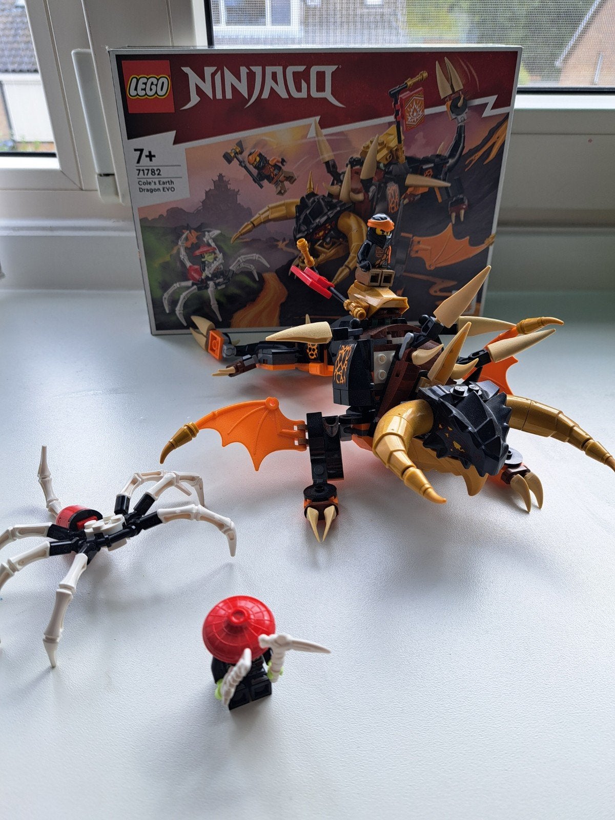 Lego Ninjago 71782 Cole's Aarddraak EVO, Ophalen of Verzenden, Zo goed als nieuw