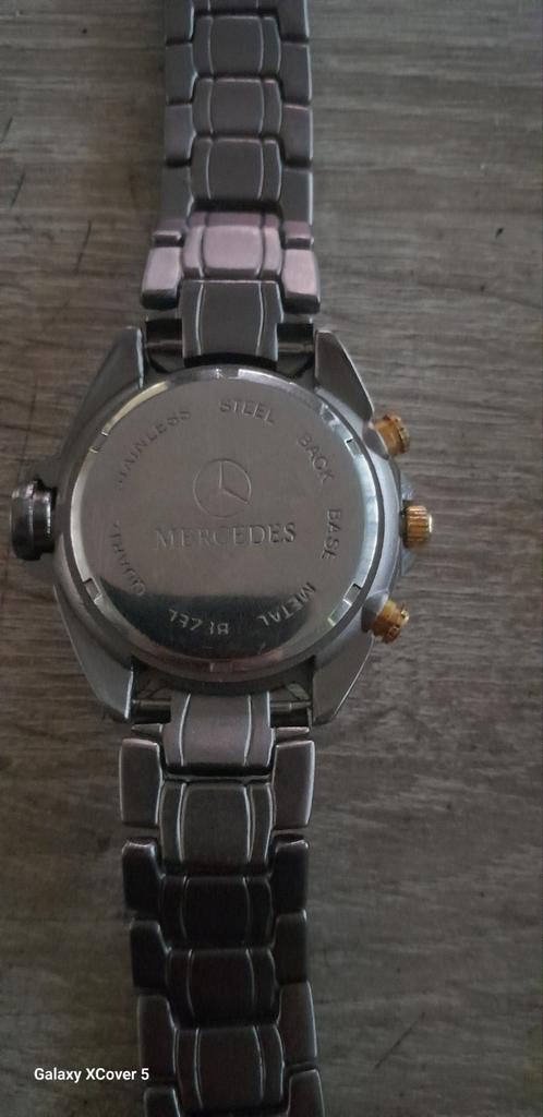 Mercedes horloge met stalen band, Sieraden, Tassen en Uiterlijk, Horloges | Heren, Ophalen