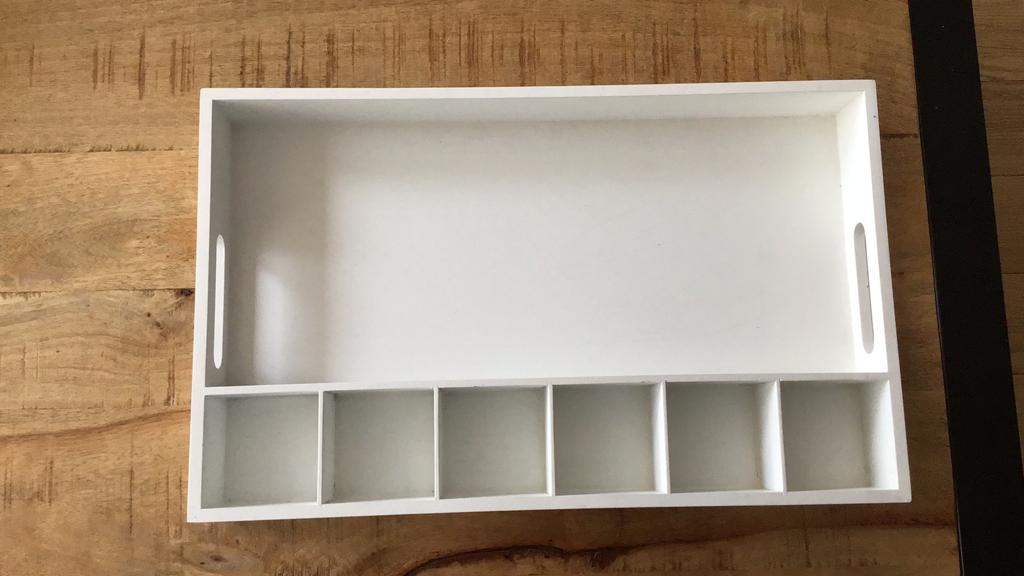 Dienblad, Ophalen, Gebruikt, Rechthoekig, Hout
