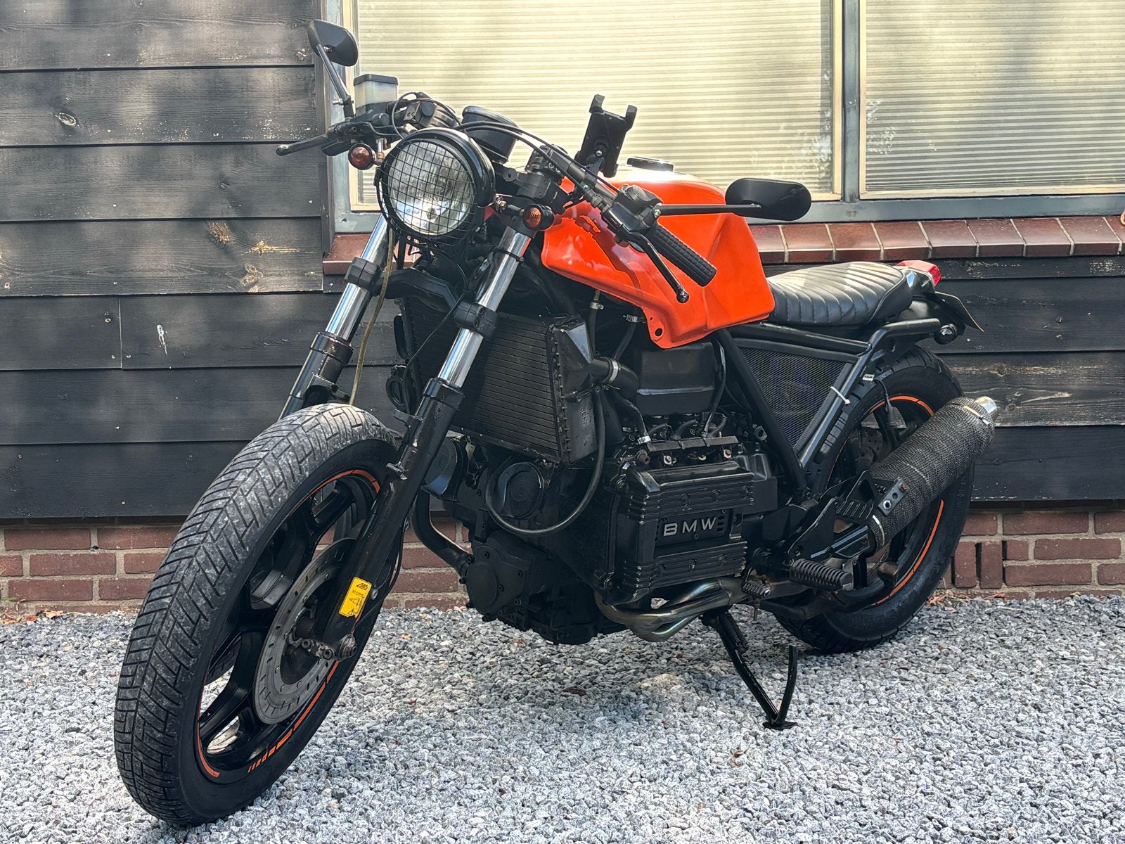 Unieke BMW K75 Cafe Racer - Oranje Custom Build, Motoren, Sportuitlaat, Gebruikt, 3 cilinders, Particulier