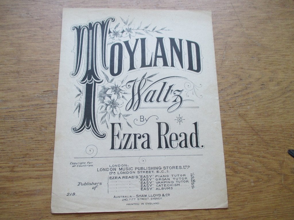 TOY - LAND  - EZRA READ  - PIANO, Muziek en Instrumenten, Gebruikt, Ophalen of Verzenden, Artiest of Componist, Piano