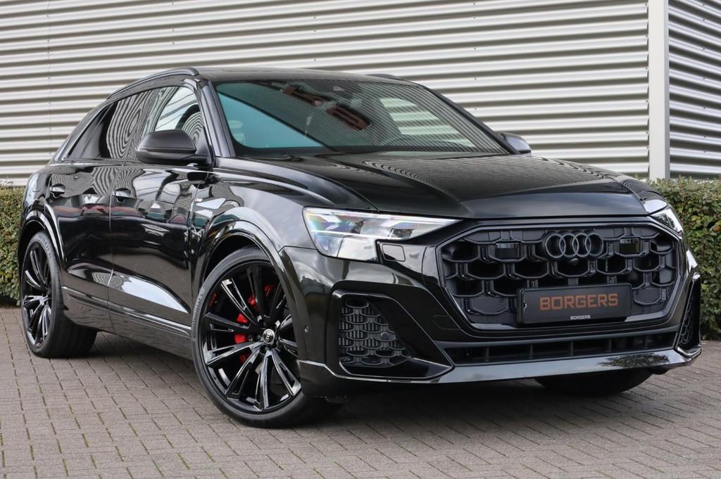 Audi Q8 60 TFSIe Dark Olive l B&O Adv l Carbon l Volleder, Automaat, Gebruikt, 2995 cc, Q8