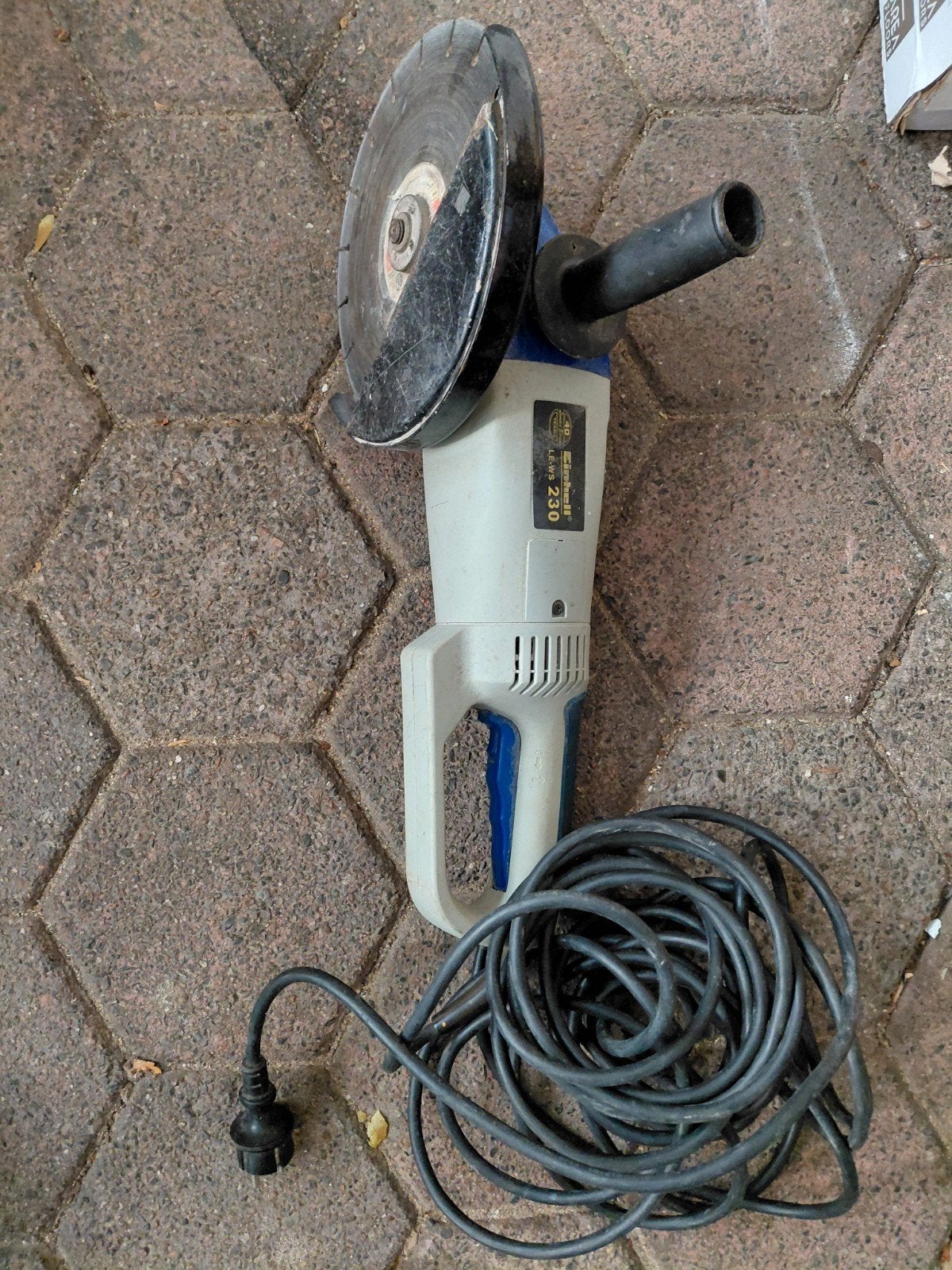 Haakse slijptol Einhell 230, Ophalen, Gebruikt, 1000 watt of meer, Haakse handslijpmachine