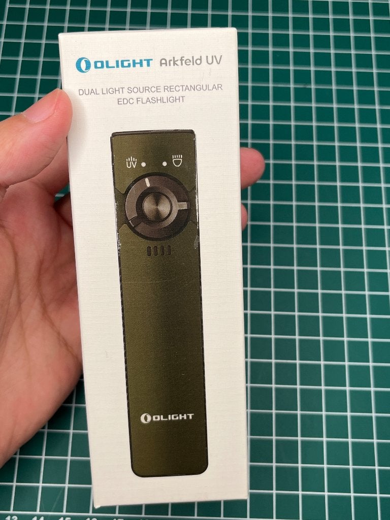 Olight Arkfeld UV - Groen, Verzenden, Nieuw, Batterij