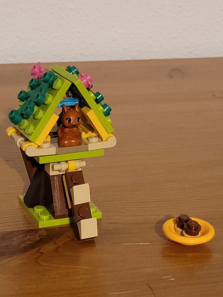 lego boomhut eekhoorn 41017, Gebruikt, Lego, Friends, Ophalen of Verzenden