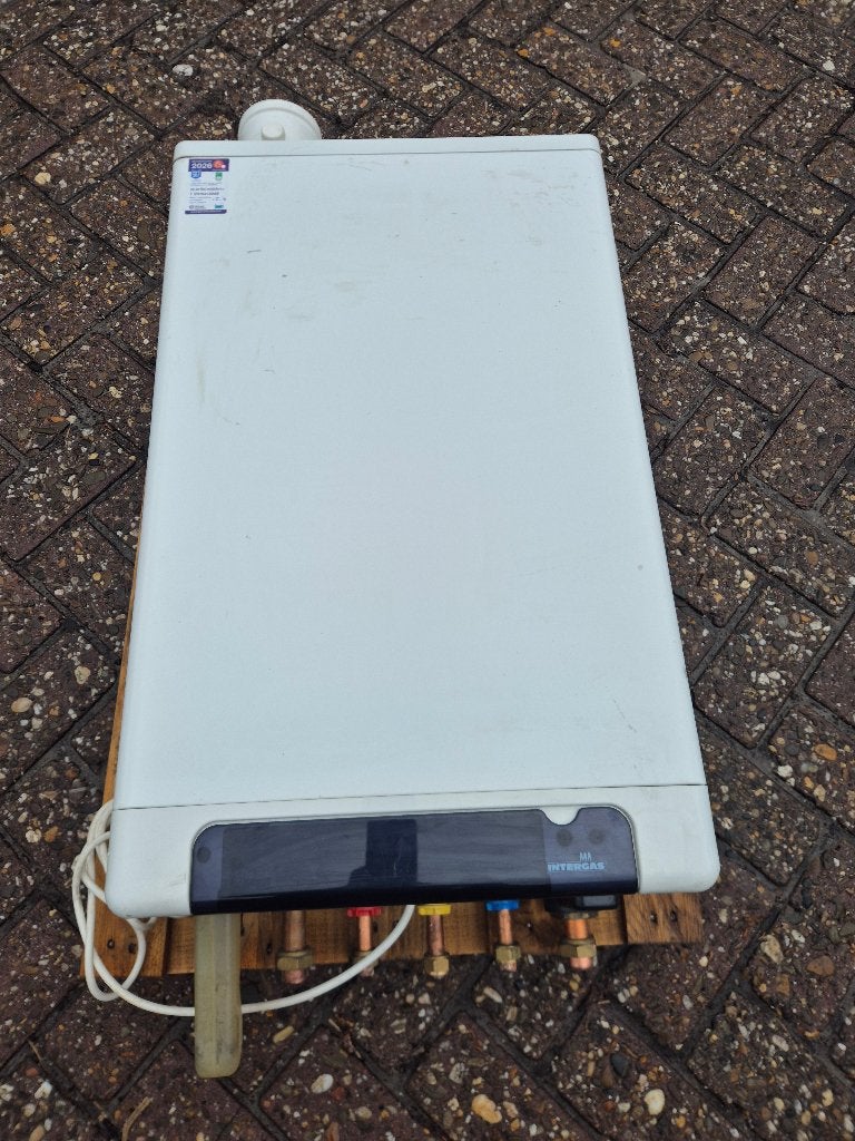 Te koop Intergas HRE 36/30, Ophalen, Gebruikt, Cv-ketel of Combi-ketel, Minder dan 60 cm