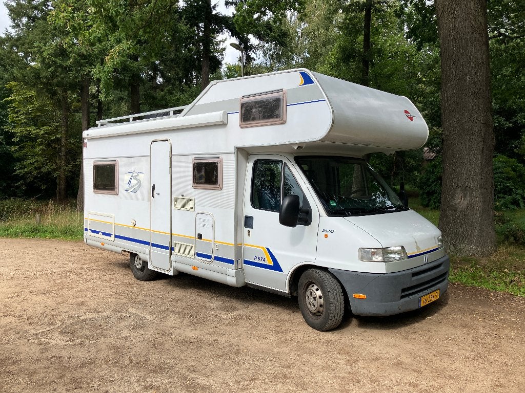 Nette Fiat Ducato 2.8 JTD Burstner Alkoof A574, Alkoof, Ringverwarming, Reservewiel, Fiat