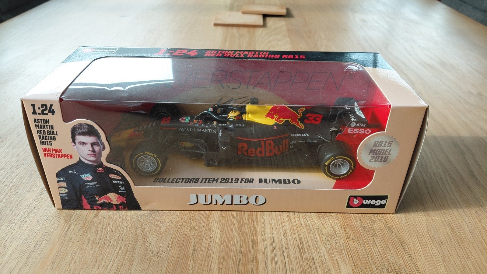 Formule 1 Max Verstappen Red Bull 2019, Hobby en Vrije tijd, Modelauto's | 1:24, Ophalen of Verzenden, Nieuw, Bburago