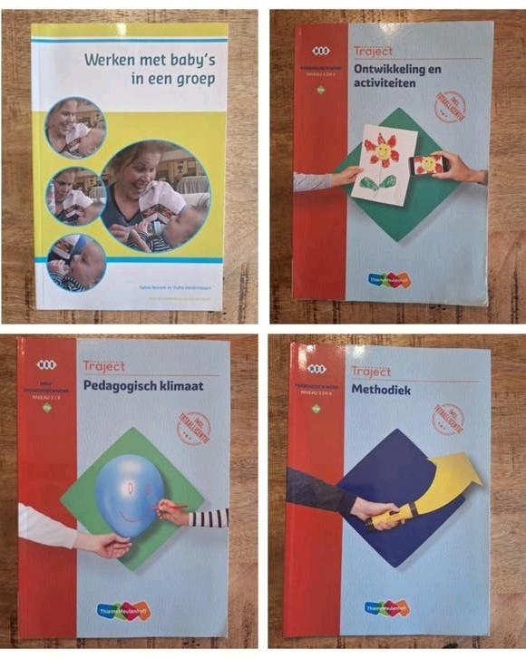 Pedagogisch Medewerker Studieboeken Niveau 3 & 4 (4 boeken), Ophalen of Verzenden, Zo goed als nieuw, MBO