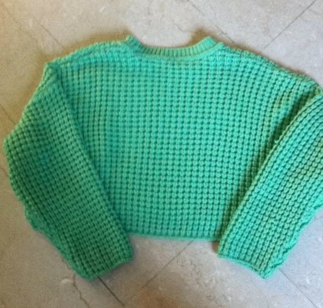 Moderne dames trui mt L/XL mint groen, Ophalen of Verzenden, Zo goed als nieuw, Maat 46/48 (XL) of groter, Groen