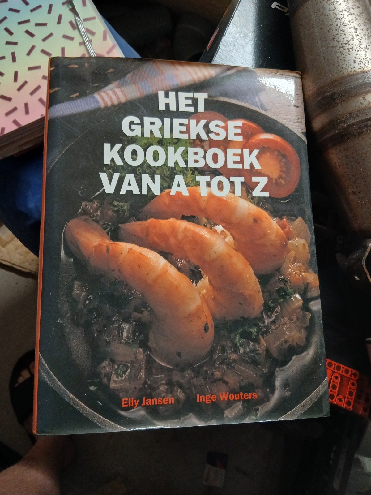 Het Griekse Kookboek van A tot Z -Elly Jansen & Inge Wouters, Boeken, Voorgerechten en Soepen, Ophalen of Verzenden, Zo goed als nieuw