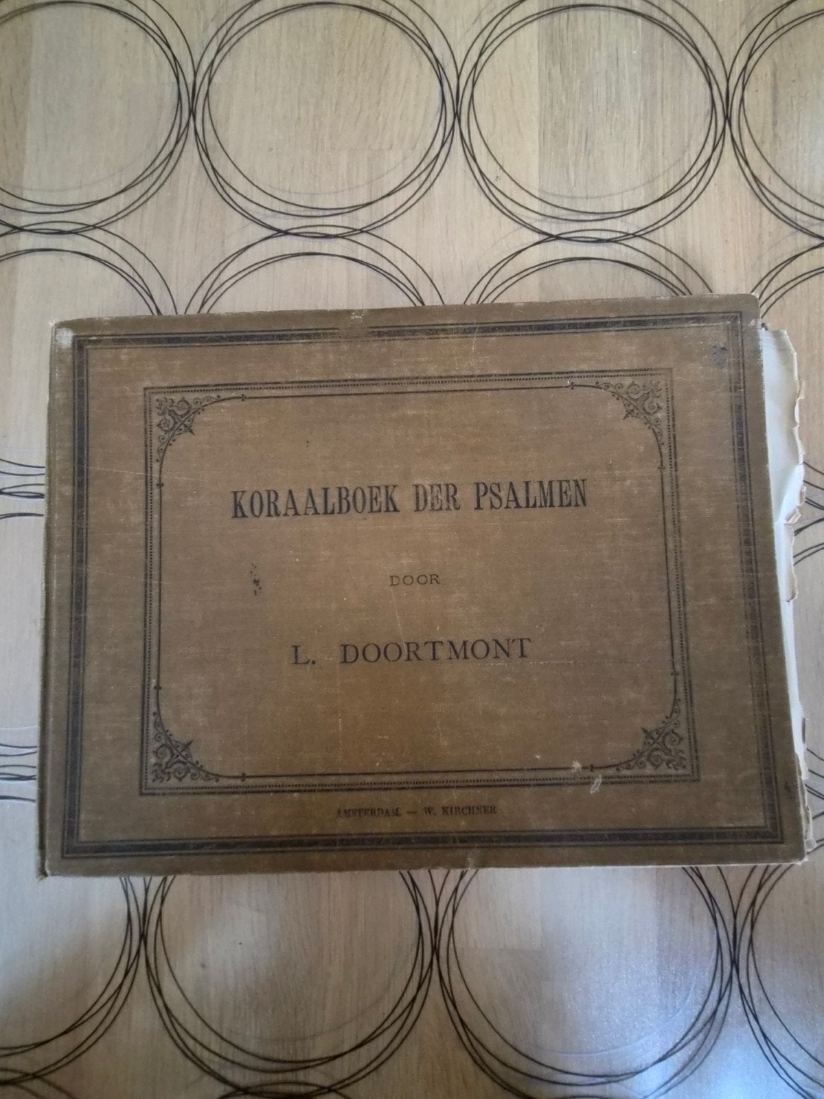 Antiek Koraalboek der Psalmen - L. Doortmont (Orgel), Ophalen of Verzenden