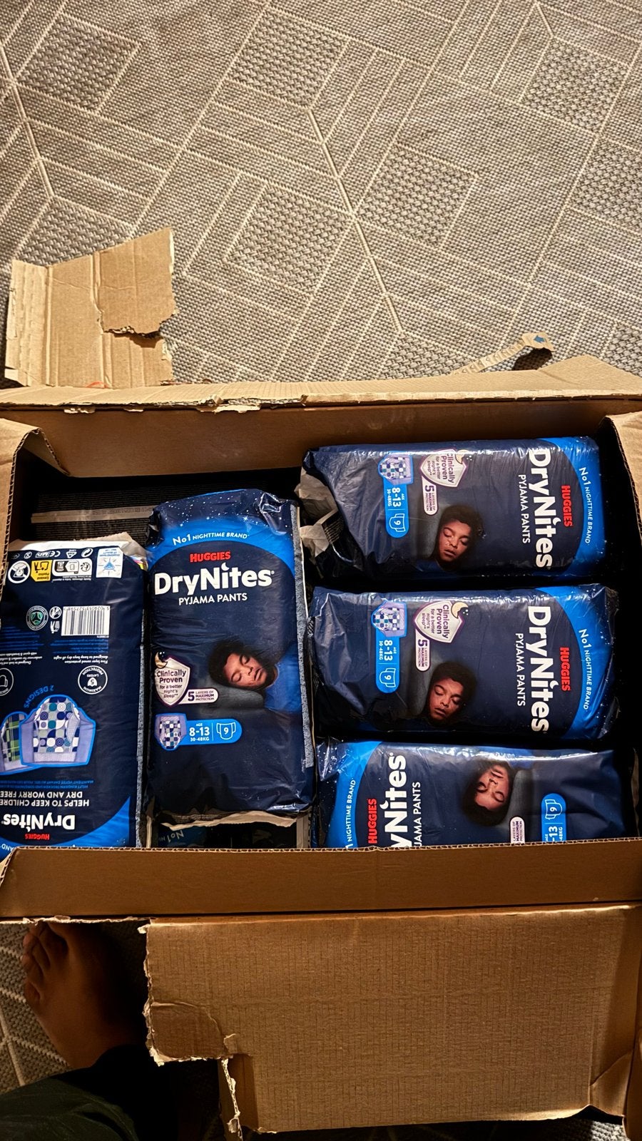 Huggies DryNites Pyjama Pants 8-13 jaar  10 voor €40, Ophalen of Verzenden, Nieuw