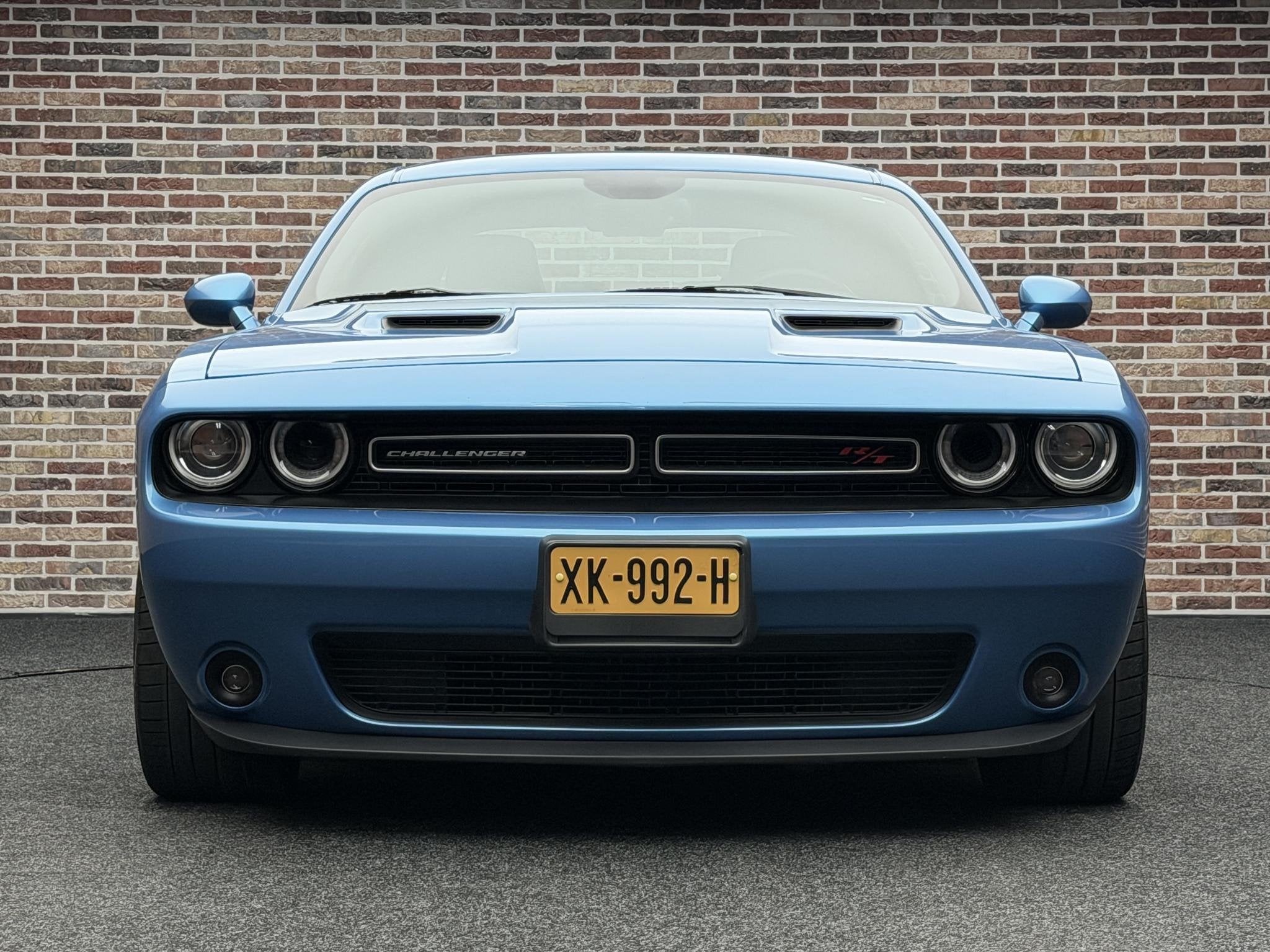 Dodge Challenger 5.7 V8 R/T Plus SUPER TRACK PACK, Auto's, Achterwielaandrijving, Gebruikt, Verwarmde buitenspiegels, Blauw