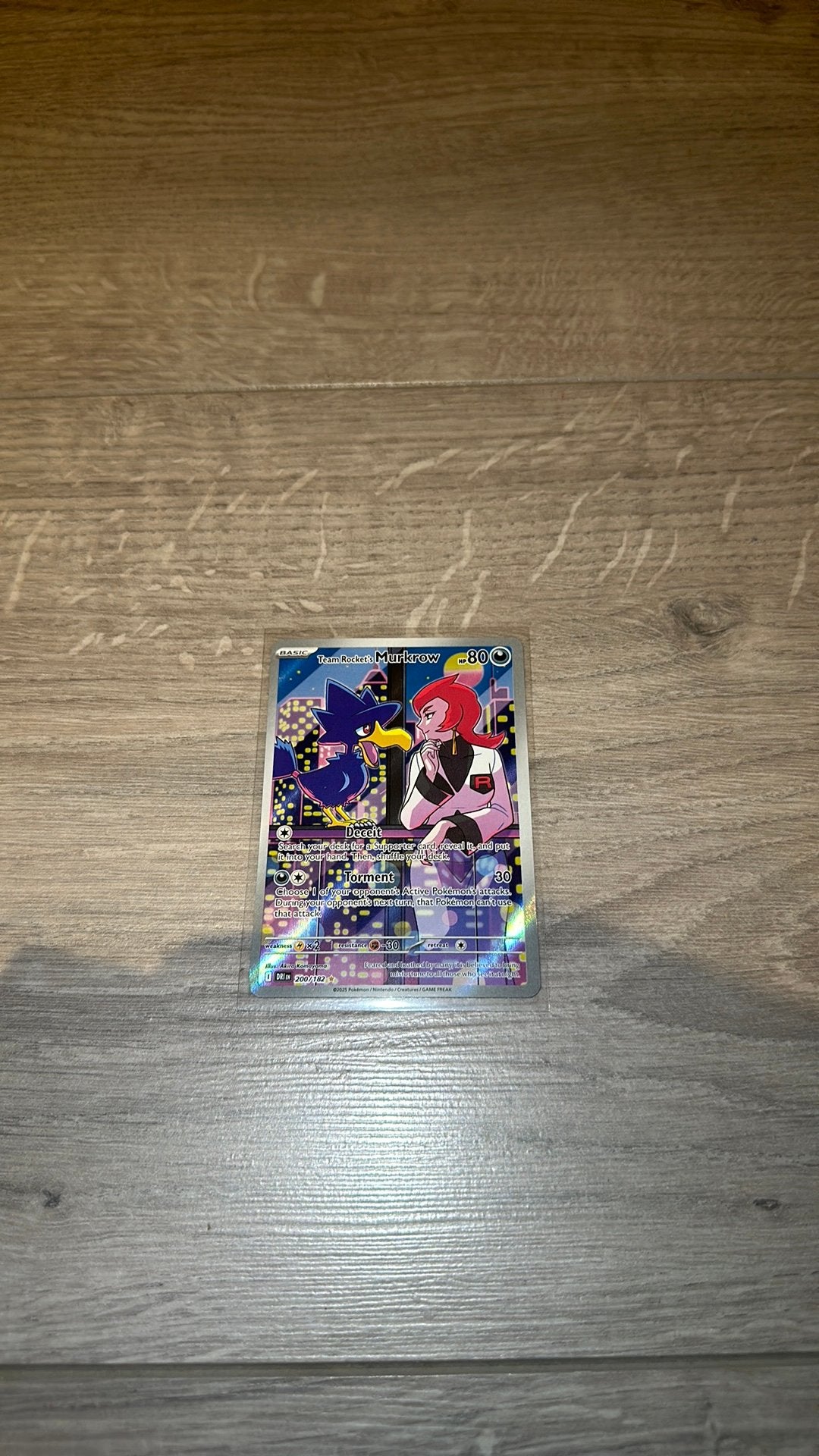 Team Rocket’s Murkrow 200/182 - Destined Rivals, Ophalen of Verzenden, Zo goed als nieuw