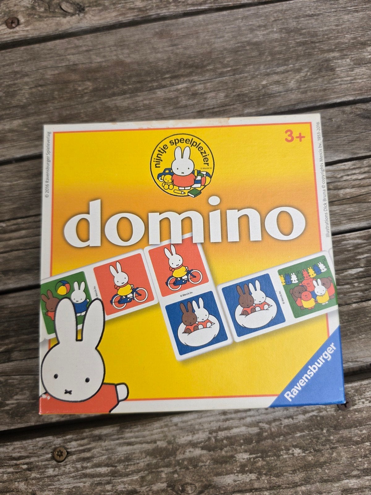 Nijntje Domino Spel van Ravensburger - Gebruikt, Een of twee spelers, Ophalen of Verzenden, Gebruikt, Ravensburger