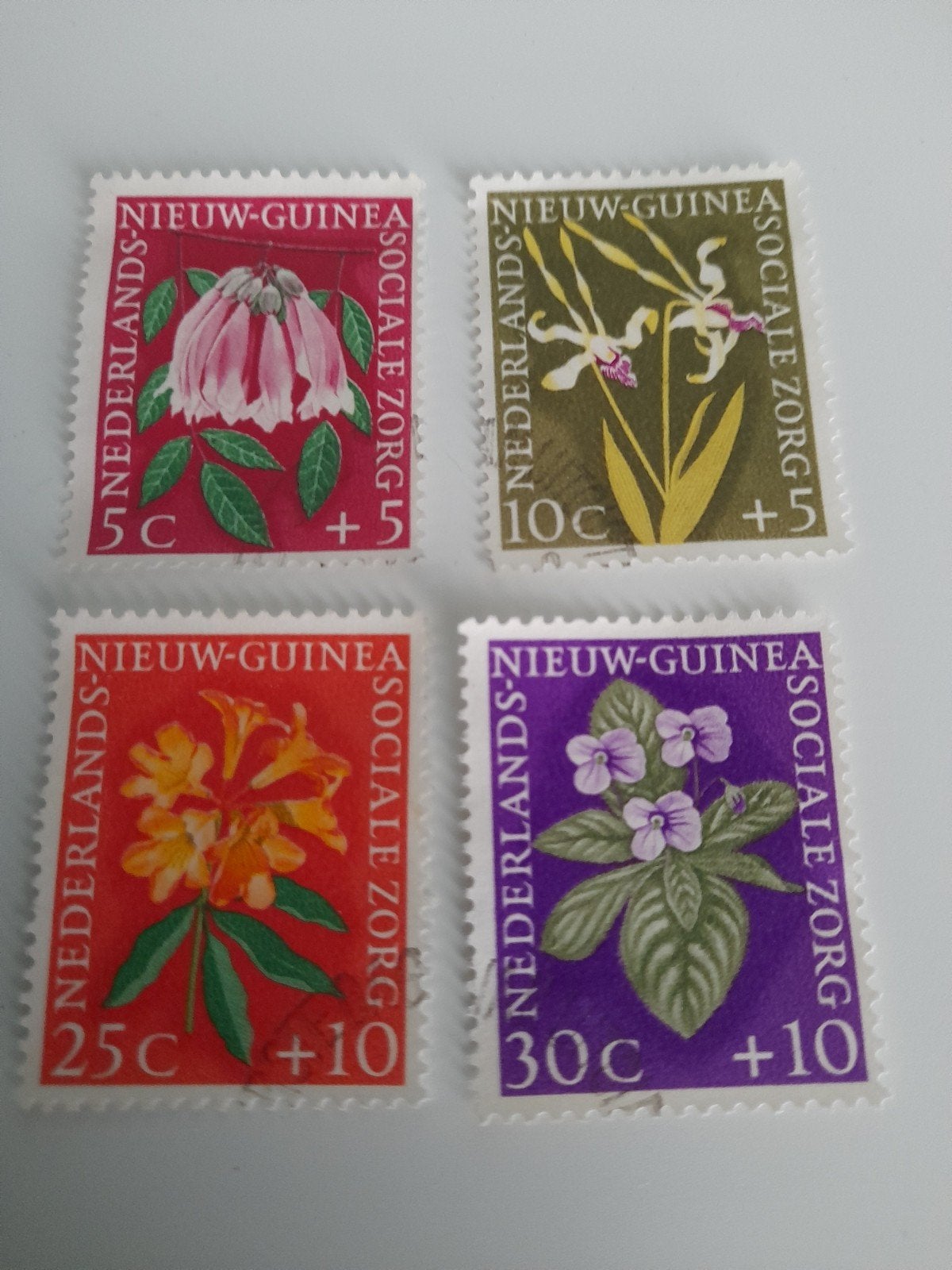 Nieuw Guinea nvph nr 57/60, Ophalen of Verzenden